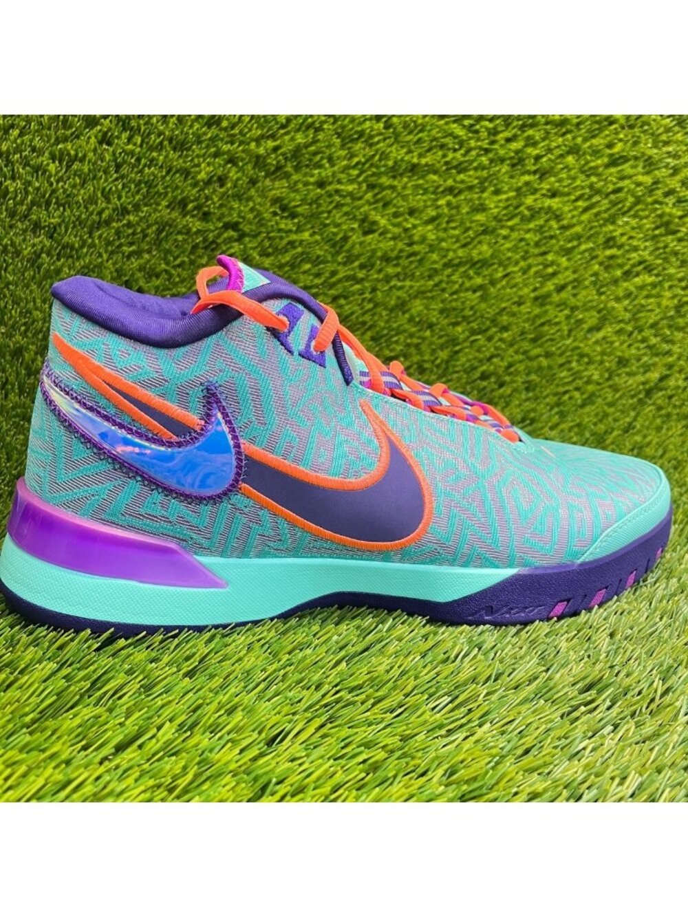 Nike LeBron NXXT Genisus Mens Size 11.5 Blue Purple Basketball Shoes Sneakers